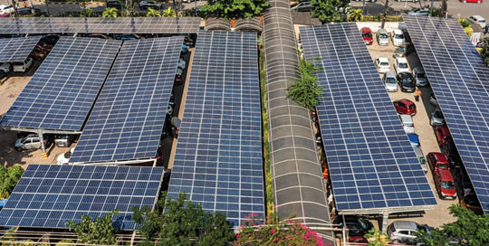 50 kW solar system at Tajpuria Industry in Lucknow